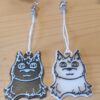 Cat Outline Keychain
