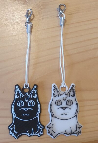 LIMITED - Cat Outline Keychain - Image 2