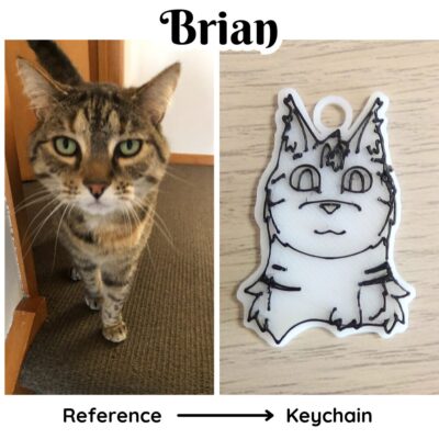 Custom Cat Keychains v2 » Kattcrazy