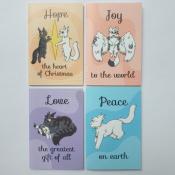 Photo of multiple card designs