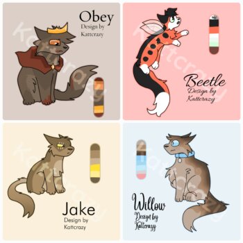 Adoptable Cat Characters