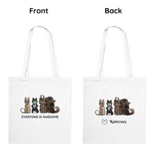 Positive Phrases Tote Bag