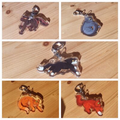 Battle Cats Acrylic Keychains