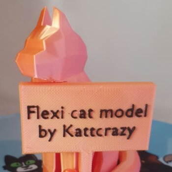Flexi Cat Sign Holder .stls - FILE
